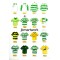 Celtic FC Retro Art Football Shirts T-Shirt