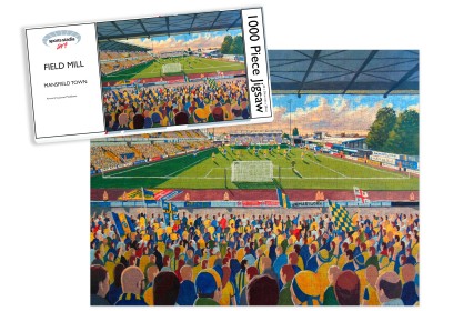 Field Mill Stadium Fine Art Jigsaw Puzzle  - Mansfield Town FC